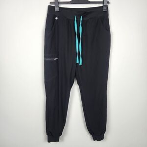 Figs women's Black FREEx™ Lined Zamora jogger scrubs Size Medium